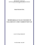 Luận văn Thạc sĩ Kinh tế: Mô hình định giá tài sản năm nhân tố Fama-French và thực nghiệm ở Việt Nam