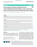 Associations between lifestyle factors and multidimensional frailty: A cross-sectional study among community-dwelling older people