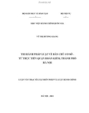 Luận văn Thạc sĩ Luật hiến pháp và luật hành chính: Thi hành pháp luật về dân chủ cơ sở - Từ thực tiễn Quận Hoàn Kiếm, thành phố Hà Nội