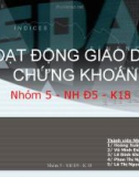 Thuyết trình: Hoạt động giao dịch chứng khoán