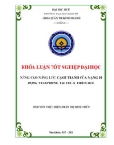 Khóa luận tốt nghiệp Quản trị kinh doanh: Nâng cao năng lực cạnh tranh của mạng di động Vinaphone tại Thừa Thiên Huế (Năm 2021)