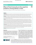 Efect of food insecurity on the cognitive problems among elderly in India