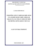 Luận văn Thạc sĩ Kinh tế: Ảnh hưởng tuổi và thời gian điều hành của CEO đến hành vi điều chỉnh lợi nhuận của các công ty niêm yết trên thị trường chứng khoán Việt Nam