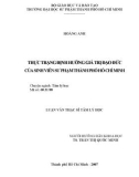 Luận văn Thạc sĩ Tâm lý học: Thực trạng định hướng giá trị đạo đức của sinh viên Sư phạm thành phố Hồ Chí Minh