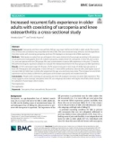 Increased recurrent falls experience in older adults with coexisting of sarcopenia and knee osteoarthritis: A cross-sectional study