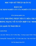 Đề tài: NGHIÊN CỨU PHƯƠNG PHÁP TỐI ƯU HÓA TRUYỀN DẪN TRONG MẠNG VÔ TUYẾN HỢP TÁC MIMO