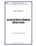 Luận văn Thạc sĩ Địa lý học: Chất lượng cuộc sống dân cư tỉnh Bình Thuận hiện trạng và giải pháp