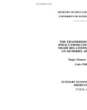 Summary Economics Doctor dissertation: The transmission of fiscal policy from countries with trade relations to Vietnam - GVAR model application