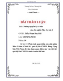 Luận văn đề tài phân tích quan điểm chủ nghĩa Mác - Lenin về thời kì quá độ lên CNXH. Đảng cộng sản Việt Nam đã vận dụng quan điểm này vào thời kì quá độ lên CNCH ở nước ta như thế nào