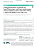 Association between early detected heart failure stages and future cardiovascular and non-cardiovascular events in the elderly (Copenhagen Heart Failure Risk Study)