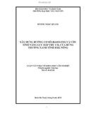 Luận văn thạc sĩ khoa học Lâm nghiệp: Xây dựng đường cơ sở (baseline) và ước tính năng lực hấp thụ co2 của rừng thường xanh tỉnh Đăk Nông