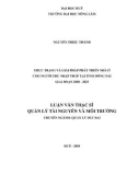 Luận văn Thạc sĩ Quản lý tài nguyên và môi trường: Thực trạng và giải pháp phát triển nhà ở cho người thu nhập thấp tại tỉnh Đồng Nai giai đoạn 2018 - 2025