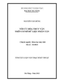 Luận văn thạc sĩ: Tối ưu hóa truy vấn trên cơ sở dữ liệu phân tán