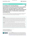 A multifactorial interdisciplinary intervention to prevent functional and mobility decline for more participation in (pre-)frail community-dwelling older adults (PromeTheus): Study protocol for a multicenter randomized controlled trial