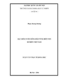 Tóm tắt luận văn Thạc sĩ Khoa học: Đặc điểm nước dâng bão vùng biển ven bờ biển Việt Nam