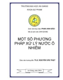 Luận văn : MỘT SỐ PHƯƠNG PHÁP XỬ LÝ NƯỚC Ô NHIỄM part 1