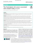 The Framingham risk score is associated with incident frailty, or is it?