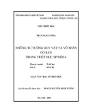 Tóm tắt Luận văn Thạc sĩ: Những tư tưởng duy vật và vô thần cơ bản trong triết học Spinôda