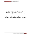 Bài tập lớn cơ kết cấu 1 - SVTH Tôn Tấn Đông