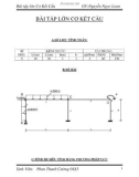 Bài tập lớn Cơ Kết Cấu - GV.Nguyễn Ngọc Loan