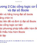 Bài giảng kỹ thuật số - Chương 2