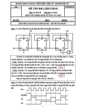 Đề thi học kỳ 1 môn: Kỹ thuật số có đáp án (Năm 2013-2014) - Nguyễn Trọng Luật