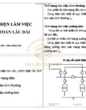 Bài giảng Nhà máy điện và trạm biến áp - Chủ đề 3: Dòng điện làm việc tính toán lâu dài