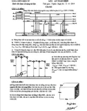 Đề kiểm tra cuối kỳ An toàn điện - Năm học 2013 - 2014