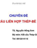 Bài giảng chuyên đề Kết cấu liên hợp thép-bê tông - TS. Nguyễn Hồng Sơn