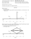 Đề kiểm tra giữa kỳ môn Sức bền vật liệu