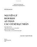 Giáo trình Nguyên lý đảm bảo an toàn các cơ sở hạt nhân - O.M. Kovalevich