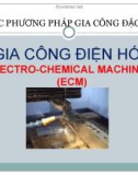 Bài giảng Gia công điện hóa