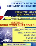 Môn học: Vận hành hệ thống điện