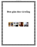 Đơn giản đen và trắng