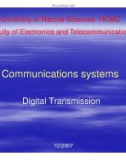 Communications systems Digital Transmission