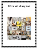 Décor với khung ảnh