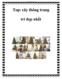 Top: cây thông trang trí đẹp nhất