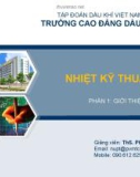 Bài giảng Nhiệt kỹ thuật: Chương 0 - ThS. ThS. Phạm Thị Nụ