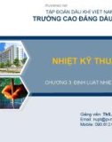 Bài giảng Nhiệt kỹ thuật: Chương 3 - ThS. ThS. Phạm Thị Nụ