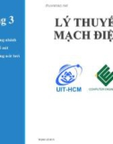 Bài giảng Lý thuyết mạch điện: Chương 3 - Trịnh Lê Huy