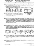 Đề thi cuối học kỳ I năm học 2014 - 2015 môn Giải tích mạch