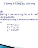 Bài giảng Kỹ thuật thủy khí: Chương 3 - TS. Hoàng Công Liêm