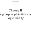 ĐIỀU KHIỂN LOGIC-Chương II: Tổng hợp và phân tích mạch logic tuần tự