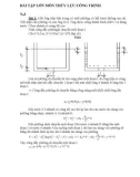 BÀI TẬP LỚN MÔN THỦY LỰC CÔNG TRÌNH
