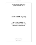 Giáo trình Máy biến áp (Nghề: Vận hành thủy điện) - Trường Cao Đẳng Lào Cai