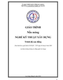 Giáo trình Nền móng (Nghề: Kỹ thuật xây dựng - Trình độ Cao đẳng) - Trường Cao đẳng Nghề An Giang