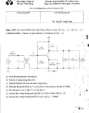 Đề thi cuối kỳ lớp dự thính hè môn Mạch điện tử nâng cao