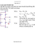 Điện Tử Học - Vi Mạch Điện Tử Ứng Dụng part 9