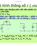 Điện tử học : Mạch khuếch đại tín hiệu nhỏ part 4