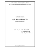 Bài giảng Thực hành tiện cơ bản - ĐH Sư Phạm Kỹ Thuật Nam Định